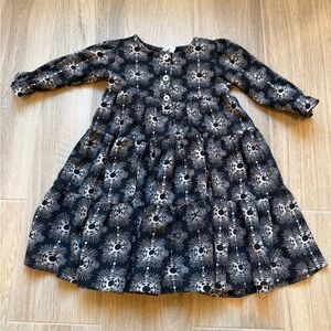 18 months Kate Quinn Black and White Patterned Kids Dress